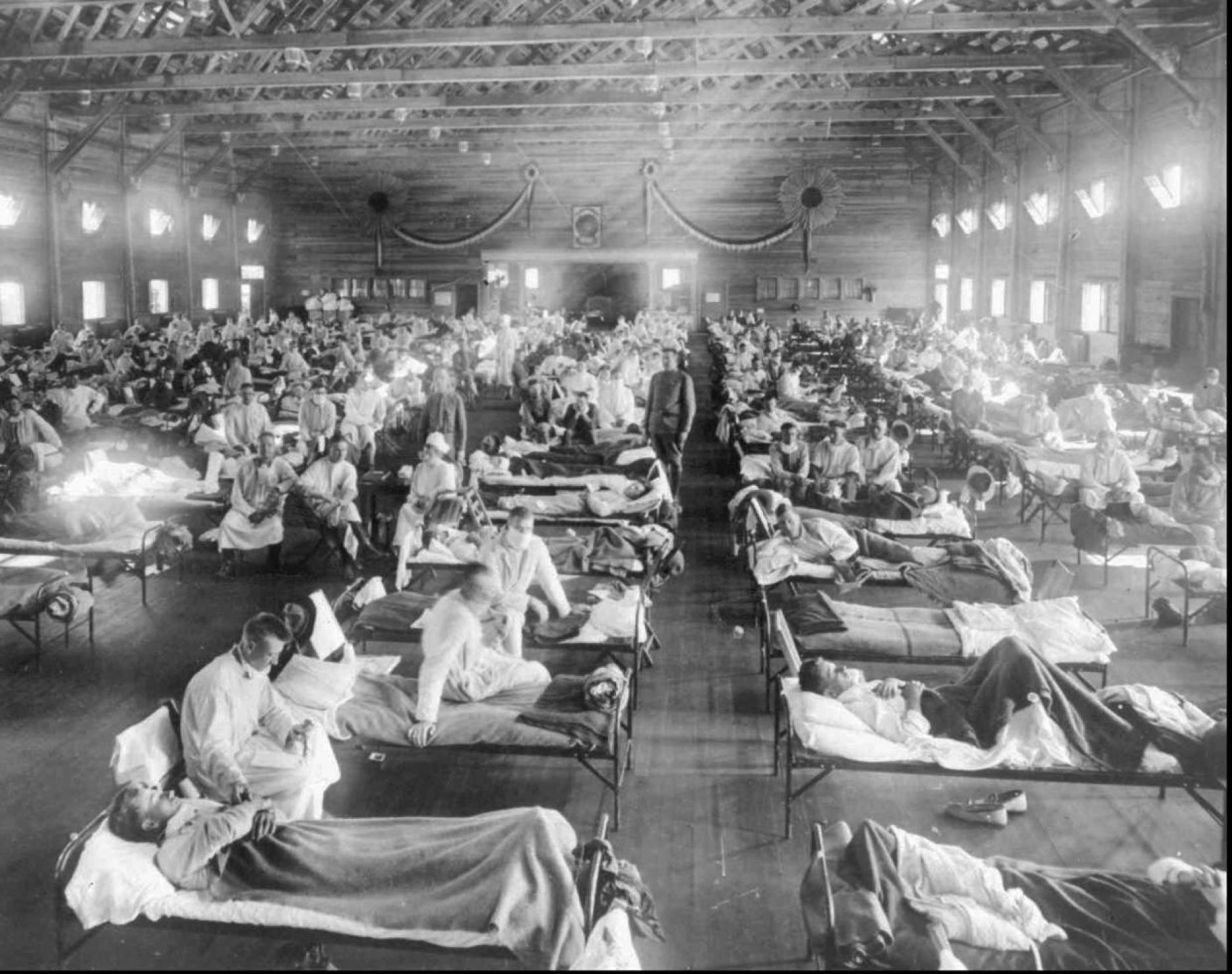 Field Hospital in Fort Riley, Kansas in 1918 Field Hospital in Fort Riley, Kansas in 1918